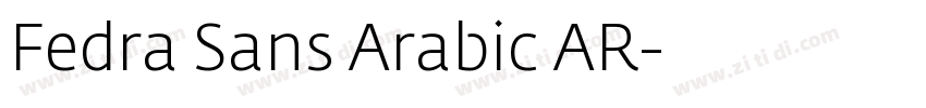 Fedra Sans Arabic AR字体转换